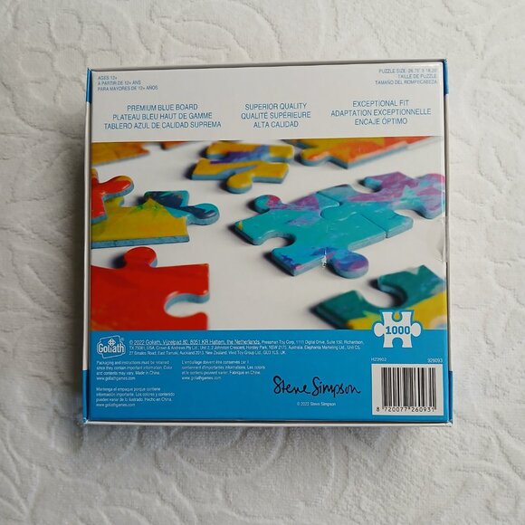 NIB Beautiful Destinations Puzzle by Goliath - 1000 pieces - Picture 5 of 5